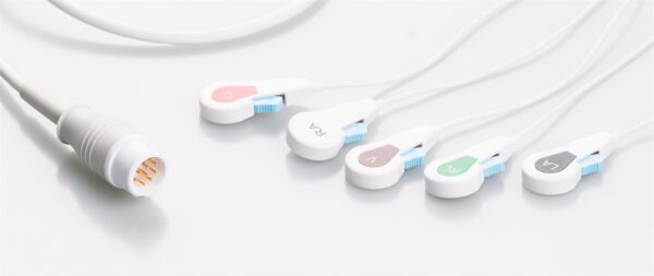 AU-2585DS-10   Disposable ECG Trunk/Lead Set