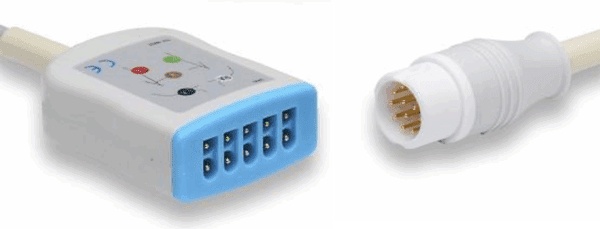 AU-AD03-MQ-2585   ECG Trunk Cable, GE