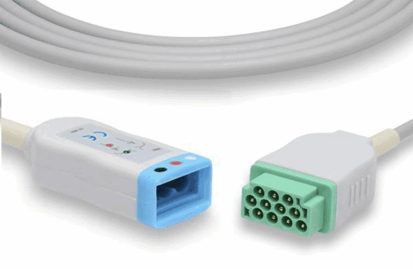 AU-HP-2386   ECG Trunk Cable, GE x Philips