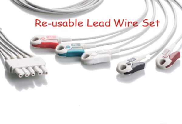 AU-HPC5-90P   ECG Lead Set, YM