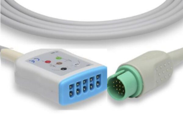 AU- MQ-2596   ECG Trunk Cable, Spclabs/GE