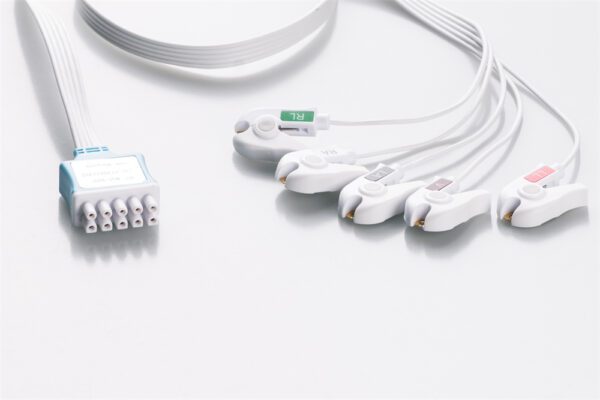 AU-MQ5-90DP-10   Disposable ECG Lead Set, GE