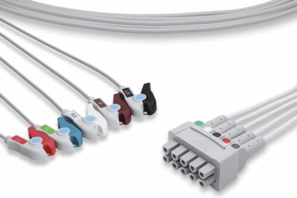 AU-MQB5-90P   ECG Lead Wire Set, GE