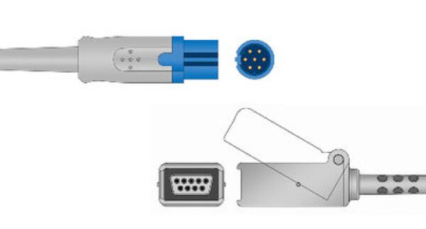 AU-U708-23   SPO2 Trunk Cable, Drager